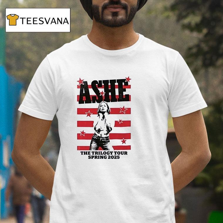 Ashe The Trilogy Tour Spring Vintage Apple T Shirt Ashe The Trilogy Tour Spring Vintage Apple T Shirt