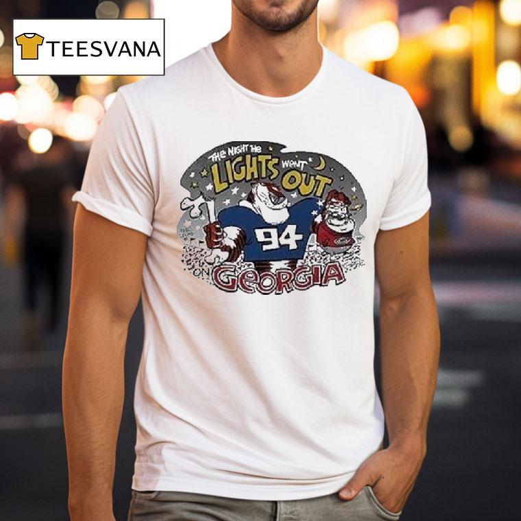 Auburn Tigers Vs Georgia Bulldogs The Night The Lights Went Out Dog Gone T Shirt Auburn Tigers Vs Georgia Bulldogs The Night The Lights Went Out Dog Gone T Shirt