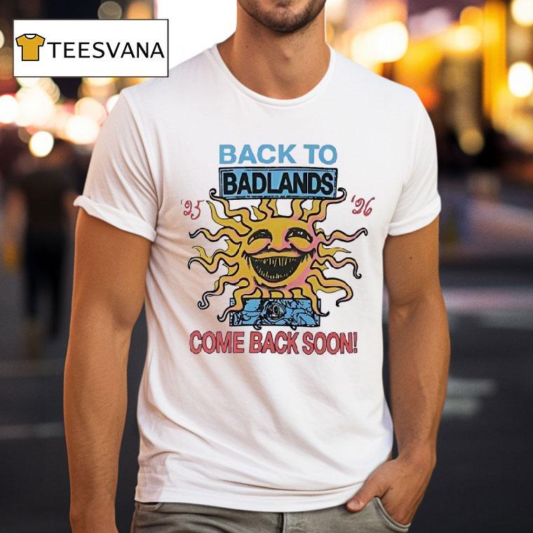 Back To Badlands Tour T Shirt Back To Badlands Tour T Shirt