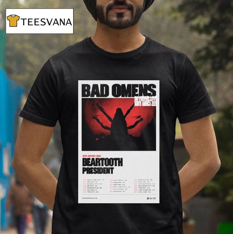 Bad Omens North America Tour T Shirt Bad Omens North America Tour T Shirt