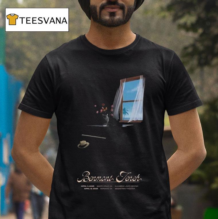 Benmont Tench Apr California Tour T Shirt Benmont Tench Apr California Tour T Shirt