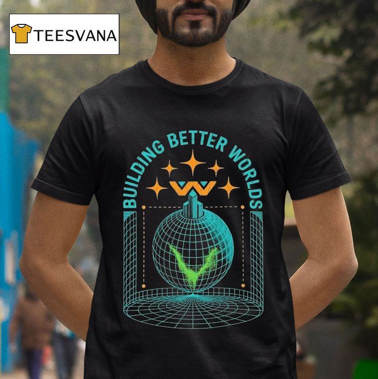 Building Better Worlds Globe T Shirt Building Better Worlds Globe T Shirt