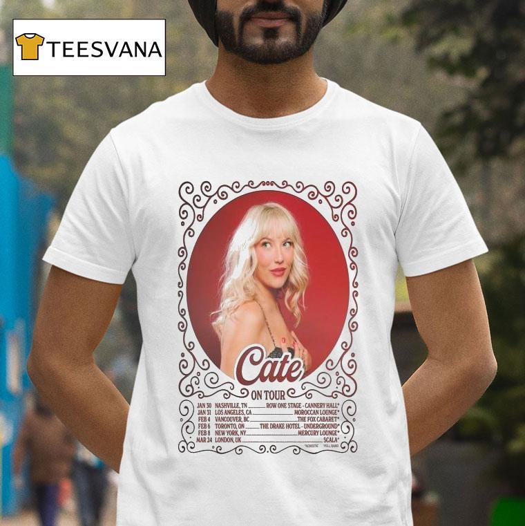 Cate On Tour T Shirt Cate On Tour T Shirt