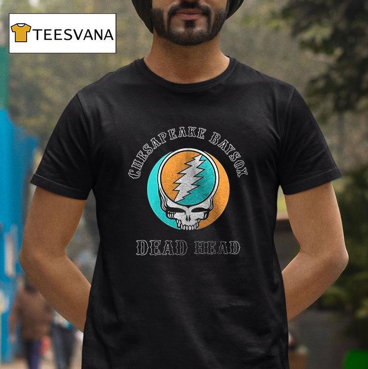 Chesapeake Baysox X Grateful Dead Head Bears T Shirt Chesapeake Baysox X Grateful Dead Head Bears T Shirt