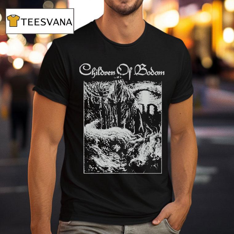 Children Of Bodom Trashed Lost Strungou T Shirt Children Of Bodom Trashed Lost Strungou T Shirt