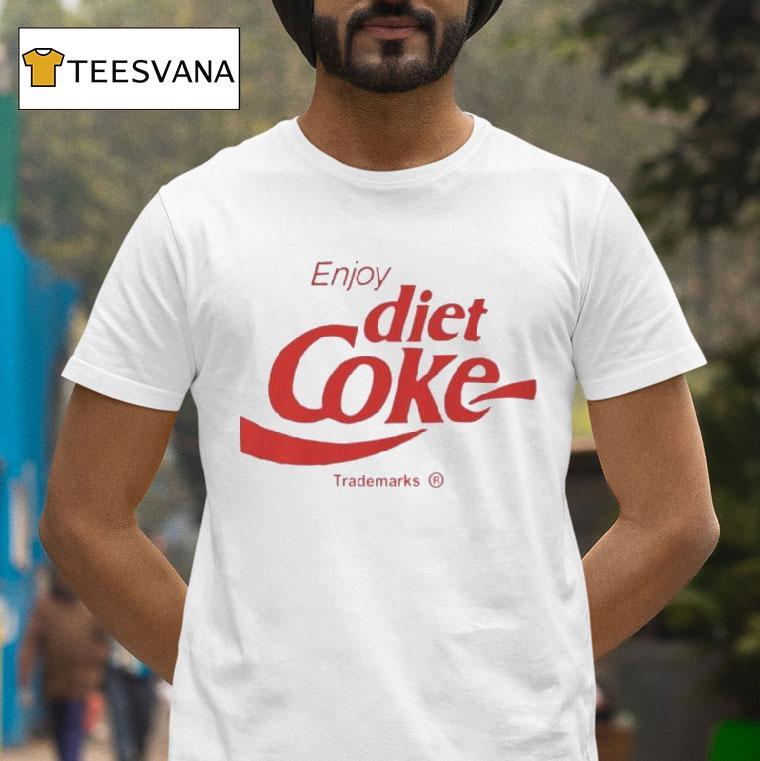 Coca Cola Enjoy Diet Coke Trademarks T Shirt Coca Cola Enjoy Diet Coke Trademarks T Shirt