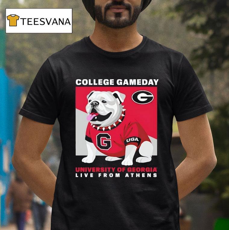 College Gameday Georgia Mascot University Live From Athens T Shirt College Gameday Georgia Mascot University Live From Athens T Shirt