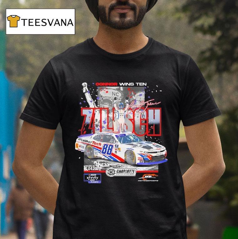 Connor Zilisch Connor Wins Ten Racing Signature T Shirt Connor Zilisch Connor Wins Ten Racing Signature T Shirt
