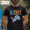Detroit Lions Autism Accept Understand Love T Shirt