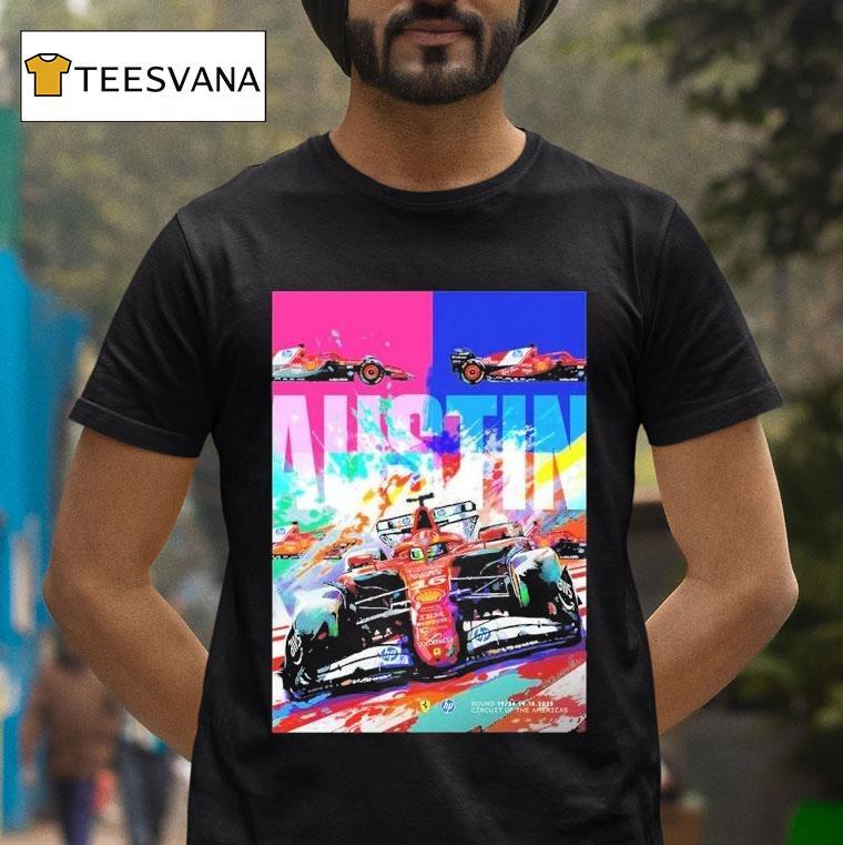 Ferrari F At Austin In Circuit Of The Americas Tx On October T Shirt Ferrari F At Austin In Circuit Of The Americas Tx On October T Shirt