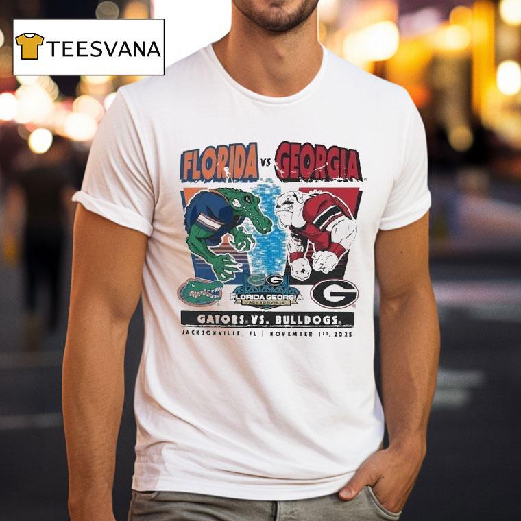 Florida Gators Vs Georgia Bulldogs Rivalry Masco T Shirt Florida Gators Vs Georgia Bulldogs Rivalry Masco T Shirt