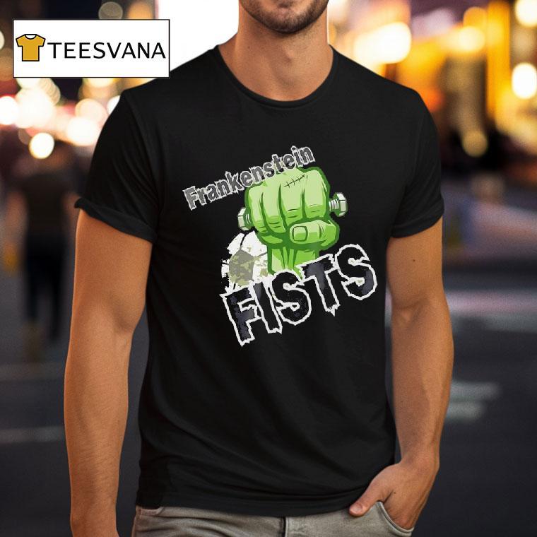 Frankenstein Fists Soccer T Shirt Frankenstein Fists Soccer T Shirt