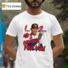 Freddy Krueger Los Angeles Dodgers He S Coming For You Baseball T Shirt