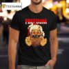 Freedom Defiant Santa Claus Middle Finger Christmas T Shirt
