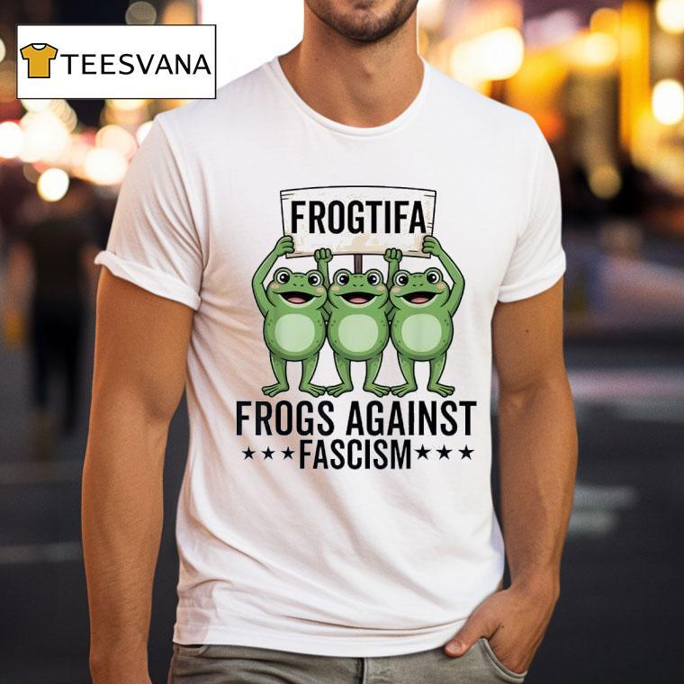 Frogtifa Frogs Against Fascism Protest Democracy Green T Shirt Frogtifa Frogs Against Fascism Protest Democracy Green T Shirt