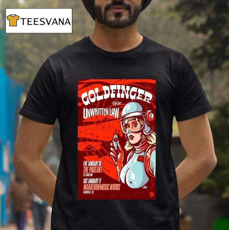 Goldfinger January Tour T Shirt Goldfinger January Tour T Shirt