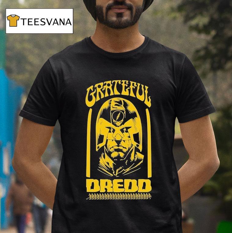 Grateful Dredd Grateful Dead T Shirt Grateful Dredd Grateful Dead T Shirt