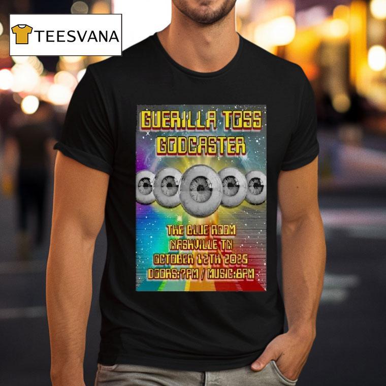 Guerilla Toss October Nashville Tour T Shirt Guerilla Toss October Nashville Tour T Shirt