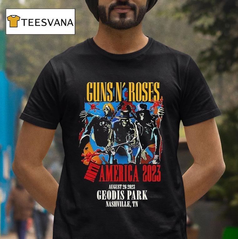Guns N Roses Nashville Tn Geodis Park August T Shirt Guns N Roses Nashville Tn Geodis Park August T Shirt