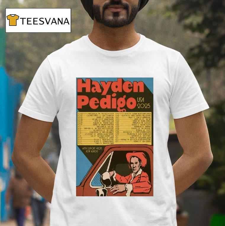 Hayden Pedigo Usa Tour T Shirt Hayden Pedigo Usa Tour T Shirt