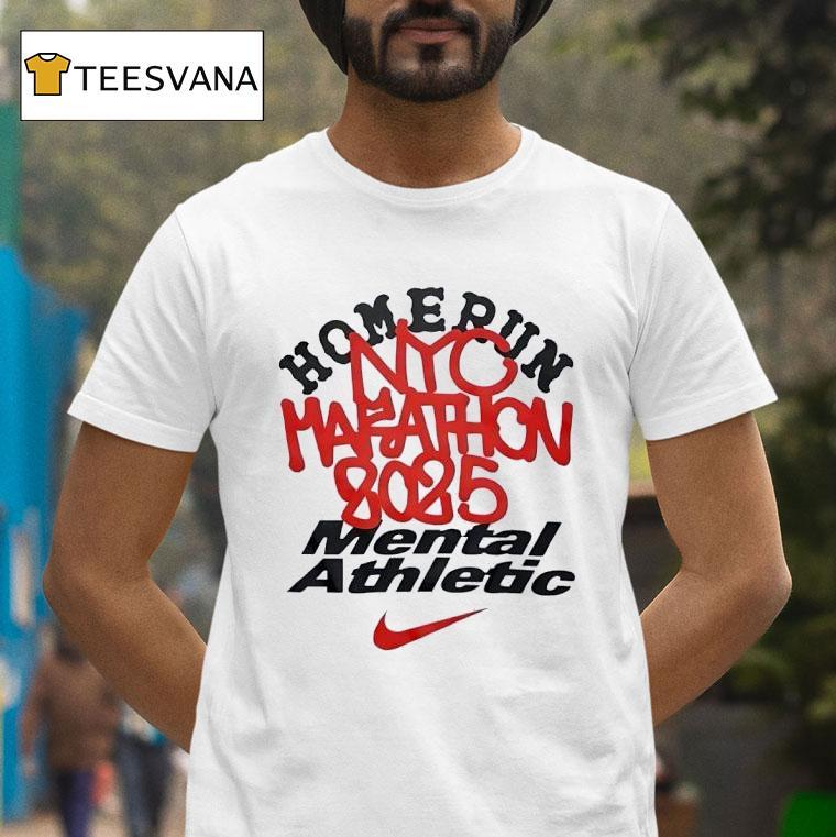 Homerun Nyc Marathon Mental Athletic T Shirt Homerun Nyc Marathon Mental Athletic T Shirt