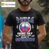 I Live In Texas And On Game Day My Heart Soul Belong To Dallas Cowboys T Shirt