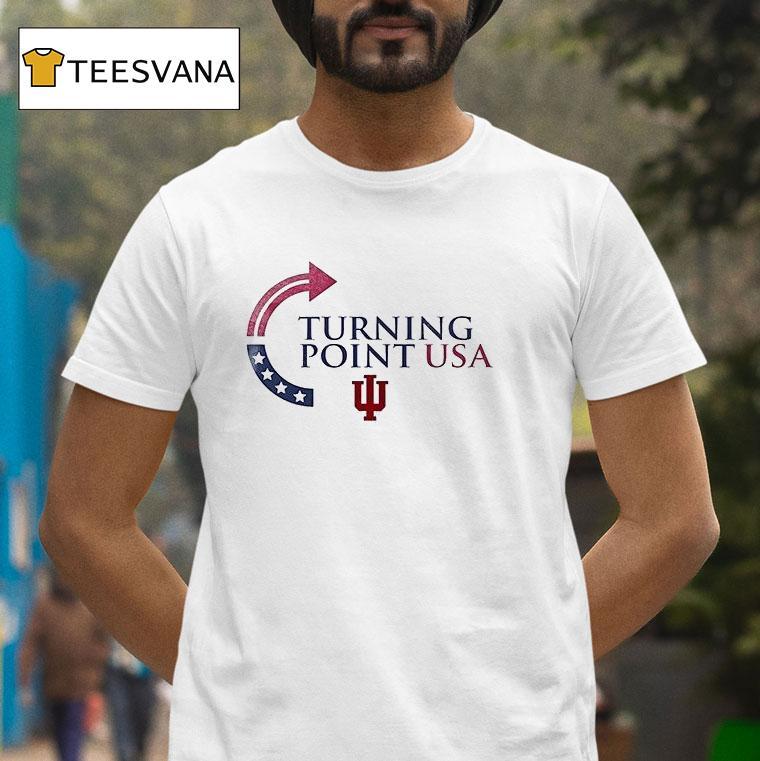 Indiana University Bloomingtoon Indiana Hoosiers X Charlie Kirk Turning Point Usa T Shirt Indiana University Bloomingtoon Indiana Hoosiers X Charlie Kirk Turning Point Usa T Shirt