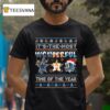 It S The Most Wonderful Dallas Cowboys Houston Astros Dallas Mavericks Time Of The Year Ugly Christmas T Shirt