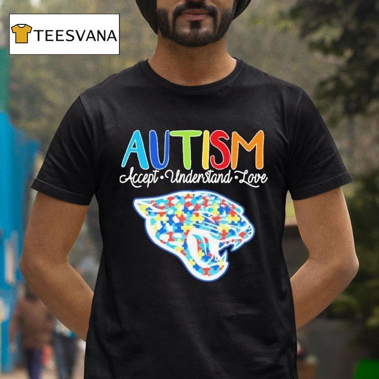 Jacksonville Jaguars Autism Accept Understand Love T Shirt Jacksonville Jaguars Autism Accept Understand Love T Shirt