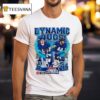 Jaxson Dart And Cam Skattebo Dynamic Duos Planet Euphoria New York Giants T Shirt
