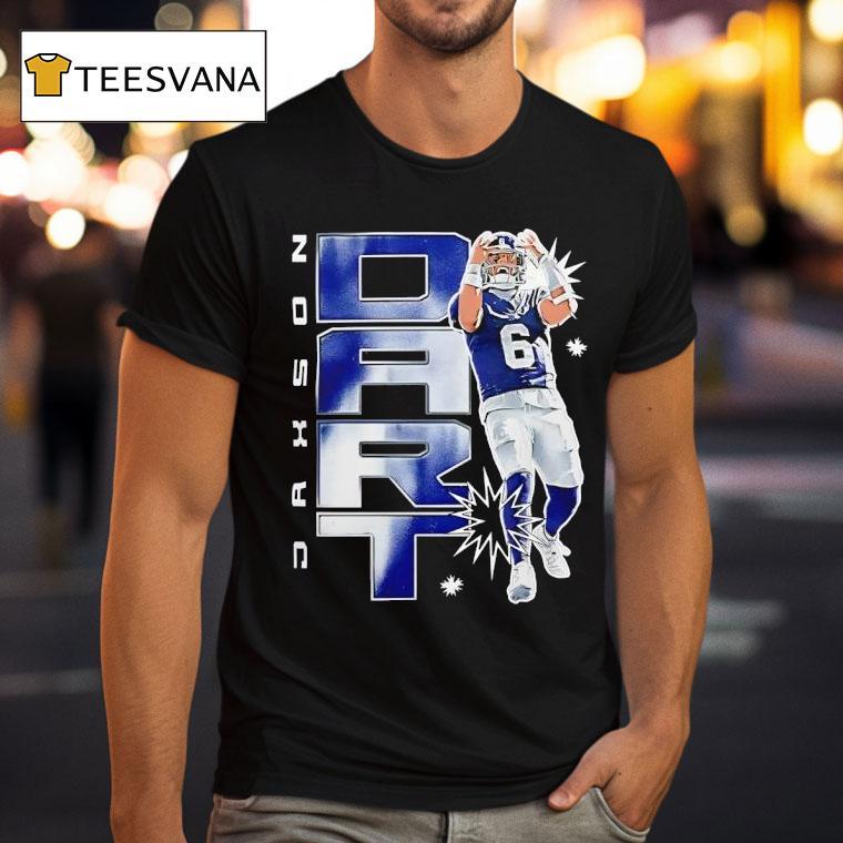 Jaxson Dart New York Giants T Shirt Jaxson Dart New York Giants T Shirt