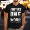 Jey Uso Four Letters One Word Black T Shirt