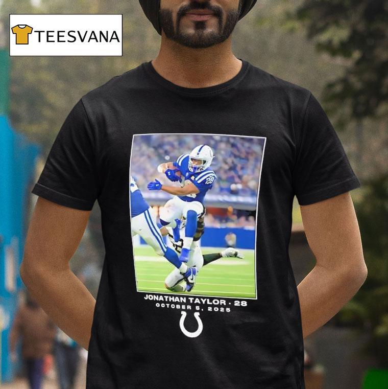 Jonathan Taylor Indianapolis Colts Nfl October Th Graphic T Shirt Jonathan Taylor Indianapolis Colts Nfl October Th Graphic T Shirt