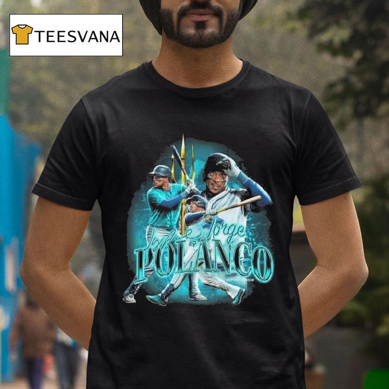 Jorge Polanco Seattle Mariners Sign T Shirt Jorge Polanco Seattle Mariners Sign T Shirt