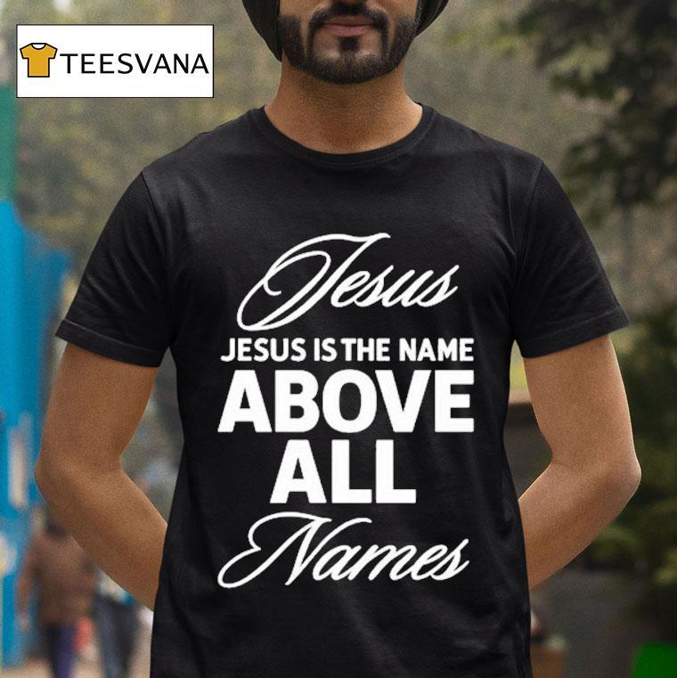 Justin Fields Wearing Jesus Is The Name Above All Names T Shirt Justin Fields Wearing Jesus Is The Name Above All Names T Shirt