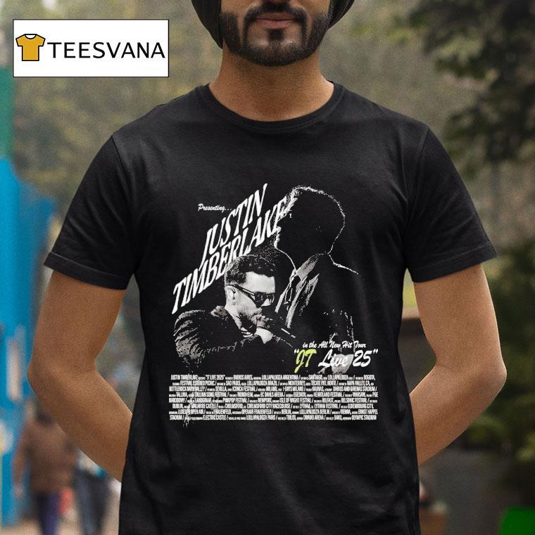 Justin Timberlake Kaunus In The All New Hit It Tour Dates T Shirt Justin Timberlake Kaunus In The All New Hit It Tour Dates T Shirt