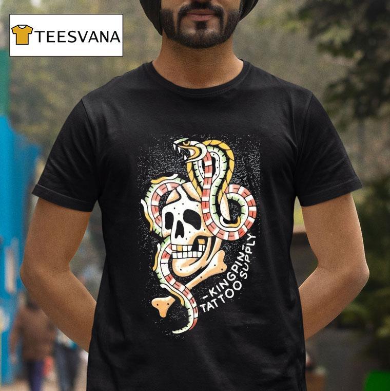 Kingpin Tattoo Supply Year Of The Snake Skull T Shirt Kingpin Tattoo Supply Year Of The Snake Skull T Shirt