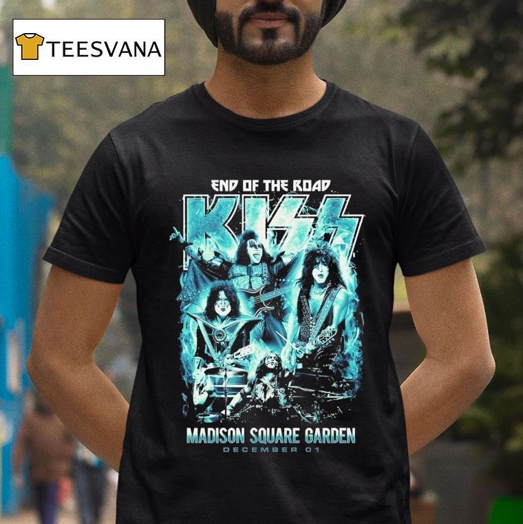 Kiss End Of The Road Madision Square Garden December T Shirt Kiss End Of The Road Madision Square Garden December T Shirt