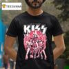 Kiss End Of The Road Red Lightning T Shirt