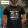 Las Vegas Aviators Pacific Coast League Champions Mascot Name Roster T Shirt