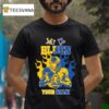 Let S Go Blues Your Name Michigan Wolverines Player T Shirt