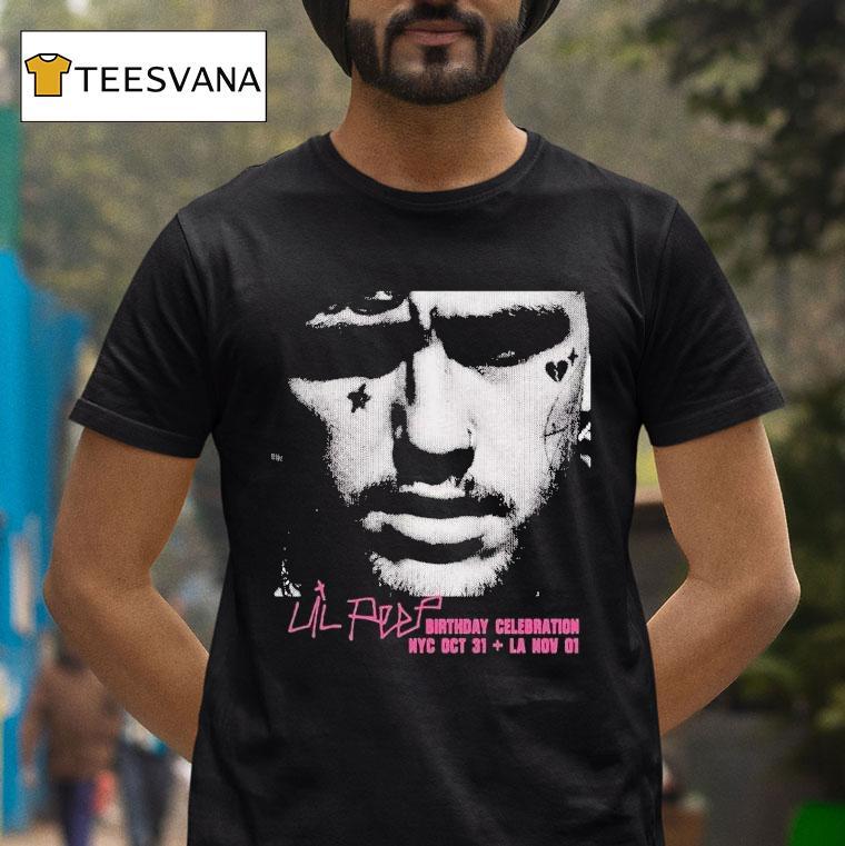 Lil Peep Birthday Celebration In New York City On October And Los Angeles On November T Shirt Lil Peep Birthday Celebration In New York City On October And Los Angeles On November T Shirt
