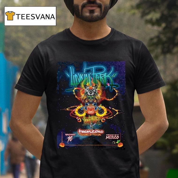 Linkin Park From Zero World Tour Mexico City Mexico On November T Shirt Linkin Park From Zero World Tour Mexico City Mexico On November T Shirt