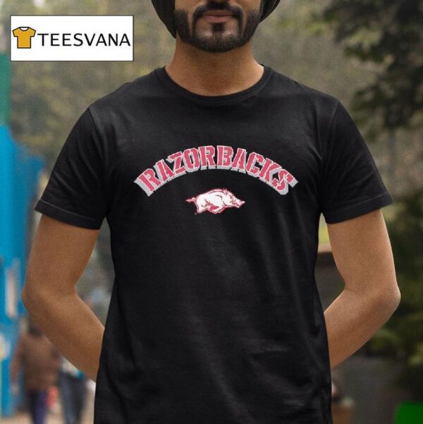 Logo And Name Of The Arkansas Razorbacks T Shirt