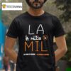 Los Angeles Dodgers Vs Milwaukee Brewers Nlcs T Shirt
