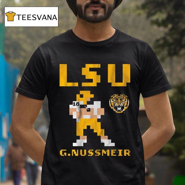 Lsu Football Garrett Nussmeier Retro Baller T Shirt Lsu Football Garrett Nussmeier Retro Baller T Shirt