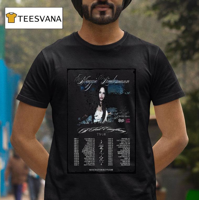 Maggie Lindemann I Feel Everything Tour T Shirt Maggie Lindemann I Feel Everything Tour T Shirt