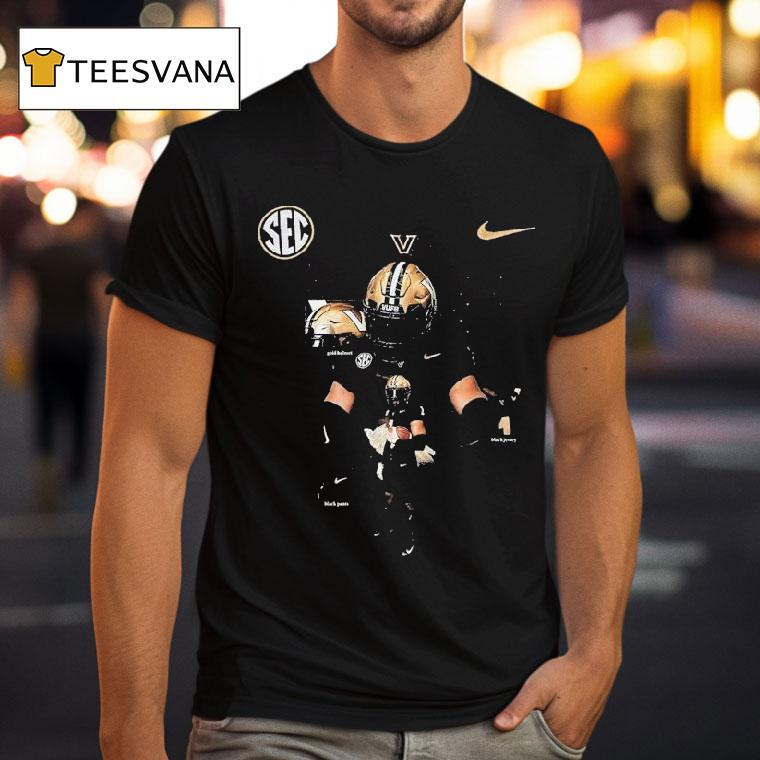 Matchup Vanderbilt Commodores Vs Lsu Tigers For Nfl Game Uniform On October Sec Nike T Shirt Matchup Vanderbilt Commodores Vs Lsu Tigers For Nfl Game Uniform On October Sec Nike T Shirt