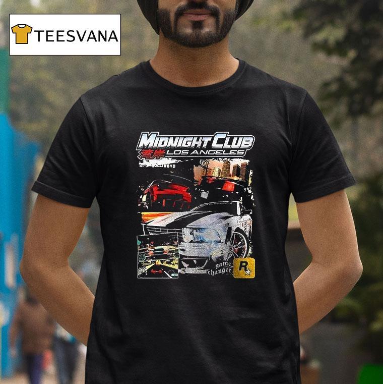 Midnight Club Los Angeles Graphic Vintage T Shirt Midnight Club Los Angeles Graphic Vintage T Shirt