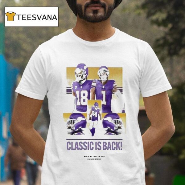 Minnesota Vikings Classic Is Back Game T Shirt